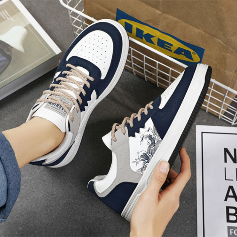 Aukštos kokybės vyriški batai Klasikiniai sportbačiai Patraukli mada Universalūs, patvarūs laisvalaikio batai Gerai pagaminti Tenis Masculino