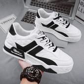 Vyriški batai Gamintojo dizainerio mados universalūs, patogūs laisvalaikio batai vyrams lauke bėgimo sportbačių platforma, vulkanizuoti batai