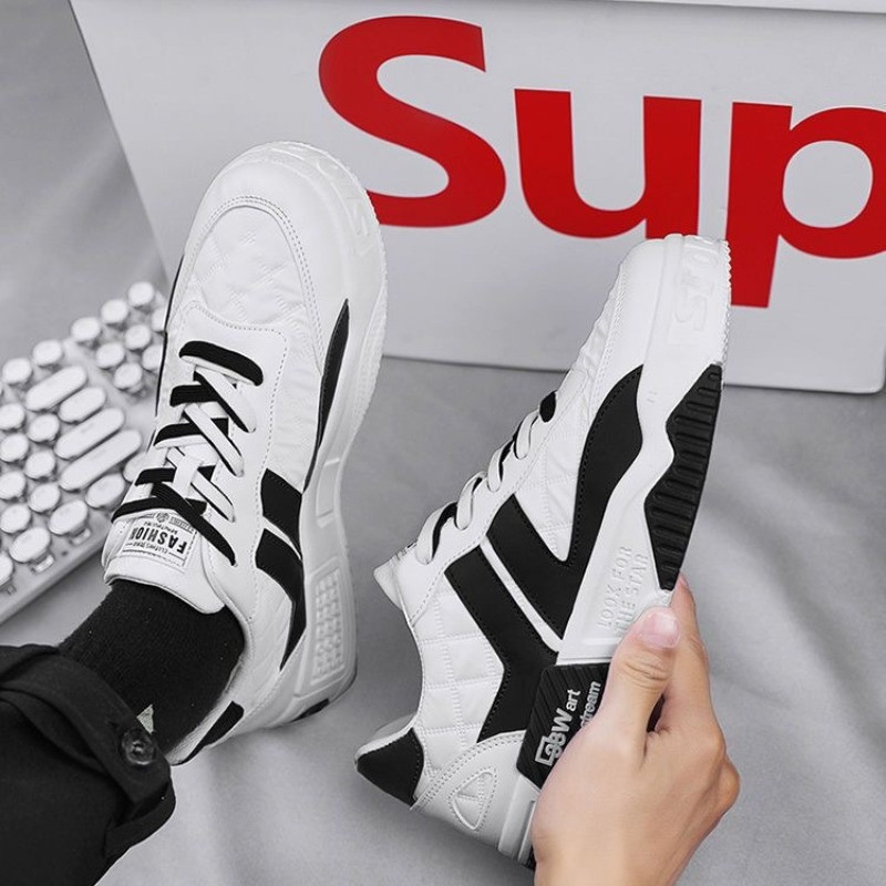 Vyriški batai Gamintojo dizainerio mados universalūs, patogūs laisvalaikio batai vyrams lauke bėgimo sportbačių platforma, vulkanizuoti batai