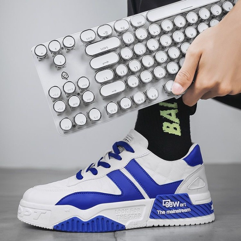 Vyriški batai Gamintojo dizainerio mados universalūs, patogūs laisvalaikio batai vyrams lauke bėgimo sportbačių platforma, vulkanizuoti batai