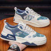 Meeste uued jalanõud vabaaja tossud meestele Mood Platform hingavad jooksujalatsid Nööritavad Tennis Spordijalatsid Zapatillas Hombre