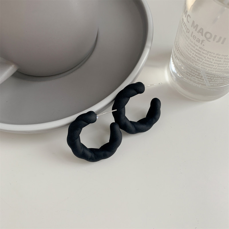 C-tüüpi naiste kõrvarõngad trendiböömi moe vintage keerdkuju poolringikujuline ümmargune lill Roosa avaldus Geomeetrilised Boho ehted