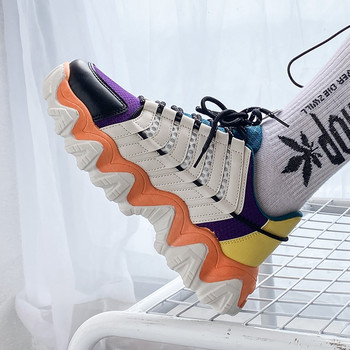Ανδρικά αθλητικά παπούτσια Casual χοντροκομμένα παπούτσια τρεξίματος πλατφόρμας Αναπνεύσιμα Ανδρικά παπούτσια σχεδιαστών για ενήλικες Μόδα υποδήματα Sapatos Masculinos Tenis