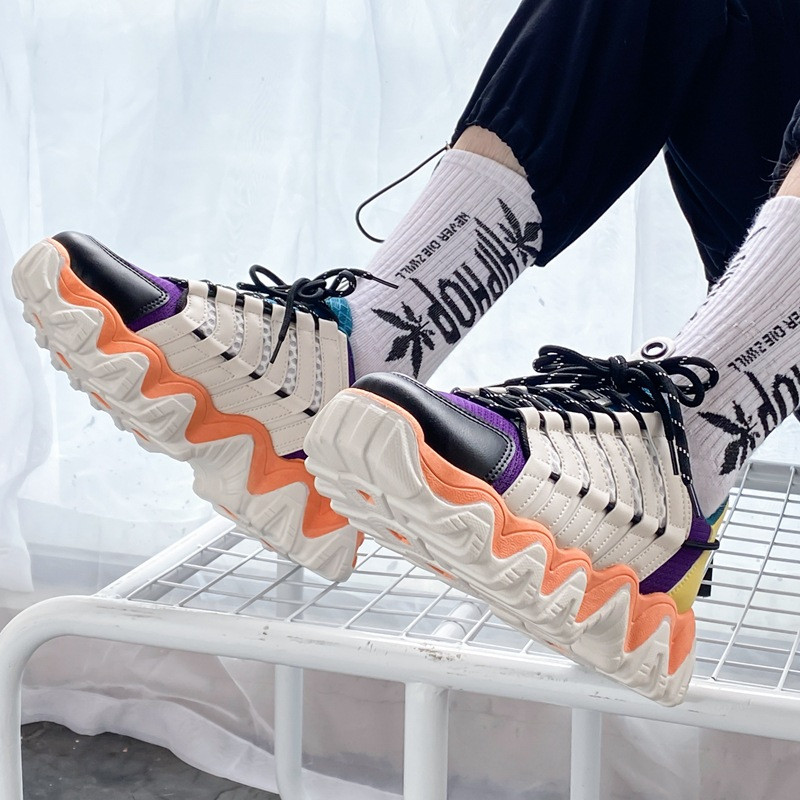 Meeste tossud vabaaja turske platvormiga jooksujalatsid Hingavad Täiskasvanute Meeste Disainerjalatsid Moodsad jalatsid Sapatos Masculinos Tenis