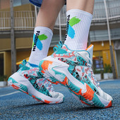 Krepšinio batai Kvėpuojantys Patogūs sportiniai bateliai Treniruotės Sportiniai krepšinio sportbačiai Vyriški Zapatos De Mujer Tendencia 2024 m.