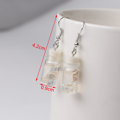 Baltos spalvos kabantys auskarai moterims korėjietiškos mados ilgi kabantys auskarai krištolo kutais auskarai gimtadienio dovana pendientes