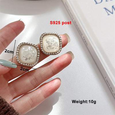 Baltos spalvos kabantys auskarai moterims korėjietiškos mados ilgi kabantys auskarai krištolo kutais auskarai gimtadienio dovana pendientes