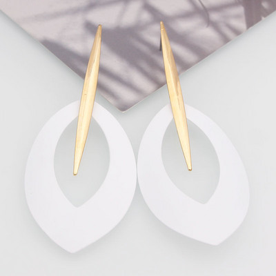 Baltos spalvos kabantys auskarai moterims korėjietiškos mados ilgi kabantys auskarai krištolo kutais auskarai gimtadienio dovana pendientes