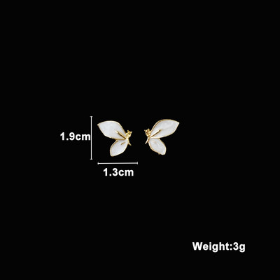 Baltos spalvos kabantys auskarai moterims korėjietiškos mados ilgi kabantys auskarai krištolo kutais auskarai gimtadienio dovana pendientes