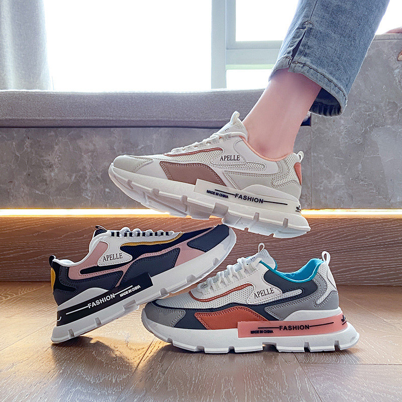 Moteriški sportbačiai, laisvalaikio batai, moteriški sportbačiai, balti sportbačiai, moteriški krepšeliai, juodi „Femme Dames“ juodi Deportivas Mujer 2024 m.