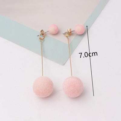 Rožinės spalvos gėlių auskarai moterims Vasaros geometrijos širdies lapeliai drugelis Brincos vakarėlis ausų papuošalas Valentino dienos dovana