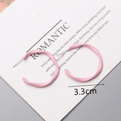 Rožinės spalvos gėlių auskarai moterims Vasaros geometrijos širdies lapeliai drugelis Brincos vakarėlis ausų papuošalas Valentino dienos dovana