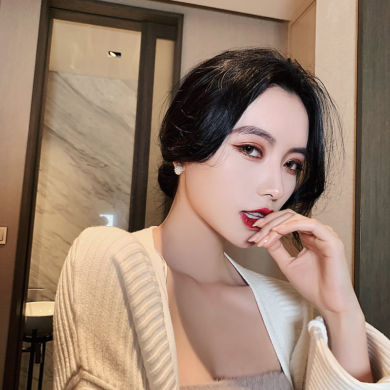 Nauji Geometriniai perlai Moteriški Klasikiniai Auskarai Ananasai Perlų Auskarai Moteriški Madingi Auskarai Moteriški papuošalai