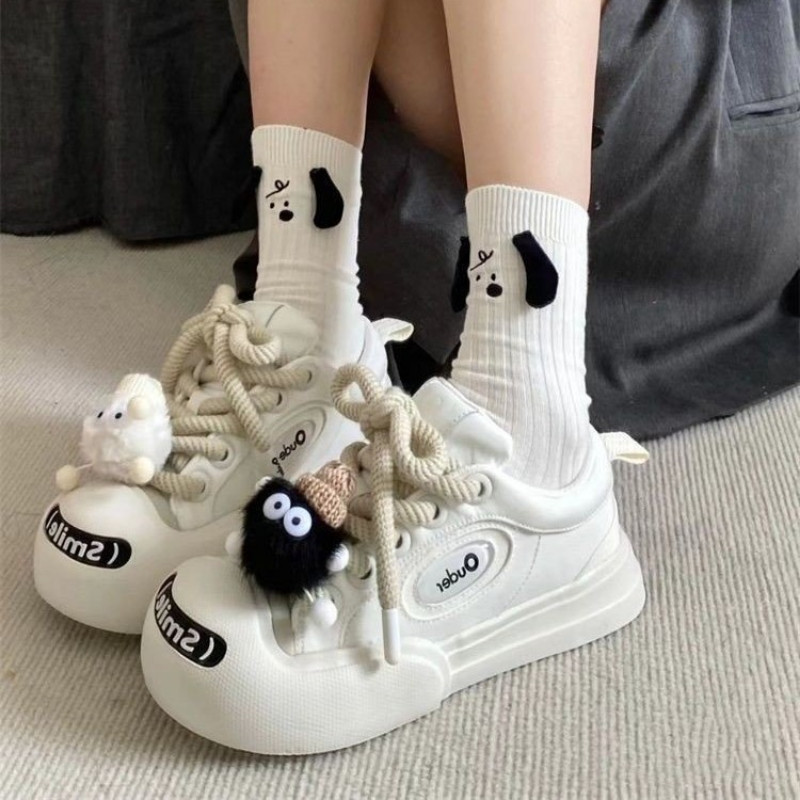 Naeratus Disain Fringe Tossud Vabaaja nööriga paarikingad Hubane lõuend Zapatillas Mujer Mood Star Stiilis Korterid Zapatos Hombre