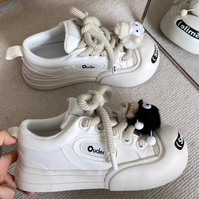 Naeratus Disain Fringe Tossud Vabaaja nööriga paarikingad Hubane lõuend Zapatillas Mujer Mood Star Stiilis Korterid Zapatos Hombre