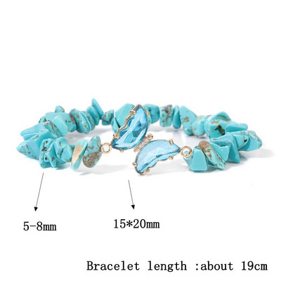 Krāsaini tauriņu kvarca kuloni kaklarotas dabīgā akmens ametisti kaklarotas Luksusa sieviešu kristāla kakla piekariņi sieviešu rhinest