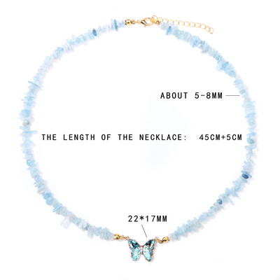 Krāsaini tauriņu kvarca kuloni kaklarotas dabīgā akmens ametisti kaklarotas Luksusa sieviešu kristāla kakla piekariņi sieviešu rhinest