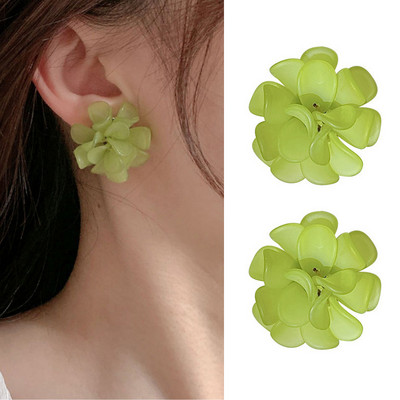 Y2k Pink Crystal Gėlė Perlų Drugelis Ausų Smeigtukai Vasaros Naujienos Korėjos Mados Prabangūs Auskarai Moterims Papuošalai Dovana