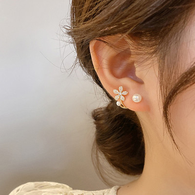 1 ζευγάρι Μόδα Σκουλαρίκια λουλουδιών Sakura για Γυναικεία Αξεσουάρ Δώρο κοσμήματος