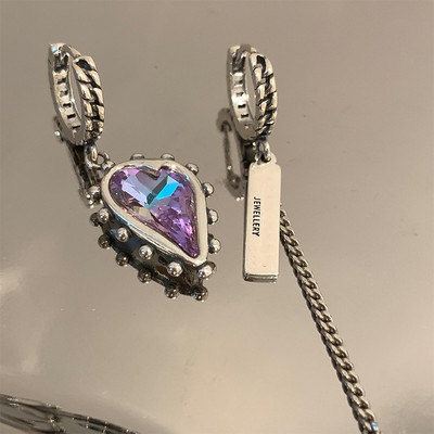 Σκουλαρίκια σταγόνας ρετρό με διπλό βρόχο σε σχέδιο χρυσό ασημί χρώμα Γεωμετρικά στρογγυλά σκουλαρίκια για γυναίκες κορίτσια Punk Hip Hop Fashion Jewelry G