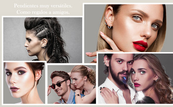 2022 Νέα απλά σκουλαρίκια από ανοξείδωτο ατσάλι για γυναικεία ανδρικά κοσμήματα διάτρησης αυτιών με χόνδρο Pendientes Hombre Mujer