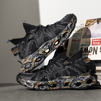 Batai vyriški Sportbačiai Vyriški laisvalaikio Vyriški batai tenisas Prabangūs batai Treneris Lenktynės Kvėpuojantys Batai madingi bateliai bėgimui Vyriški batai