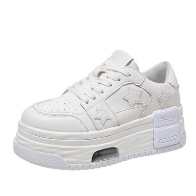 Rudeniniai moteriški laisvalaikio sportiniai bateliai žvaigždės riedlenčių treniruokliai bėgimo sportiniai bateliai teniso bateliai storapadžiai vaikščiojimo sportbačiai