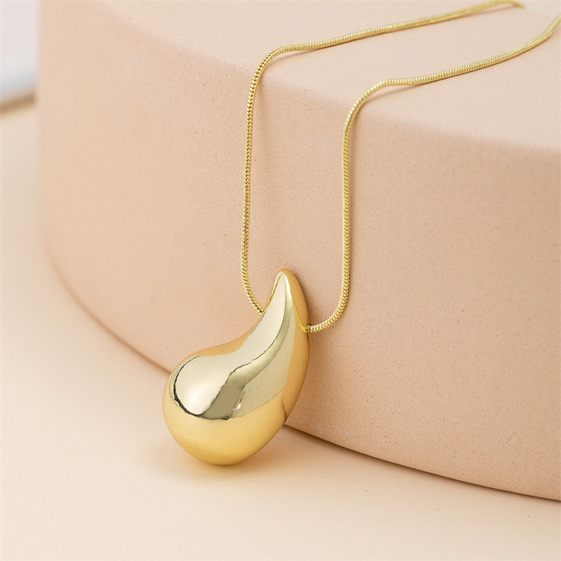 Fashion Link ķēde Waterdrop Charm piekarināma kaklarota Eleganta rotaslieta sievietēm Choker Punk Hiphop dāvana e2319