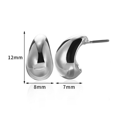 Aukso spalvos Auskarai Moterims Bow Stud Nagų Auskarai Mados Mieli Papuošalai Auskarų vėrimas Ausyse Priedai Kalėdų Dovana Aretes