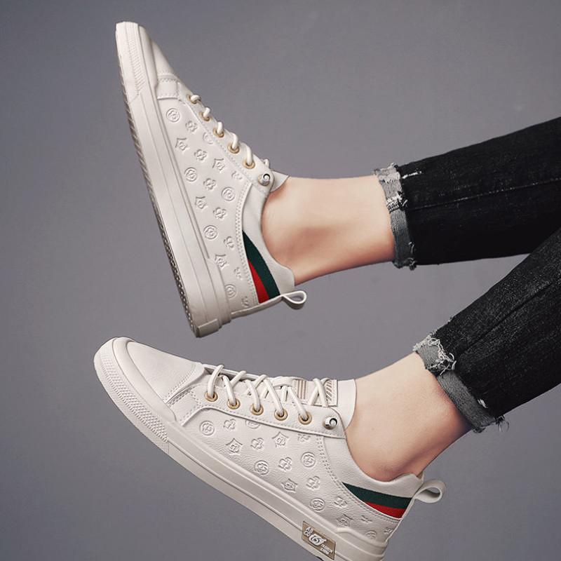 Vyriški odiniai batai Dizaino sportbačiai Vyriški madingi teniso batai Prabangūs prekės ženklo riedlentės „Vulcanize“ vyriški batai, 2024 m.