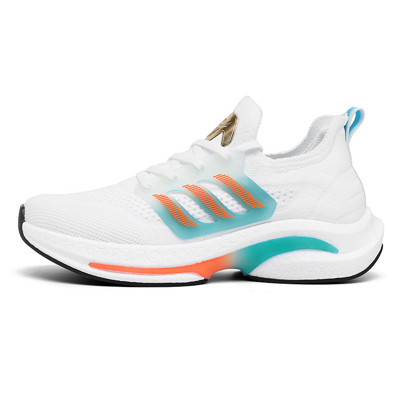 Vyriški batai Vasariniai nauji skraidantys austi kvėpuojantis tinklinis paviršius Madingi batai Visi tinka bėgimo sportui didelio dydžio vyriški batai