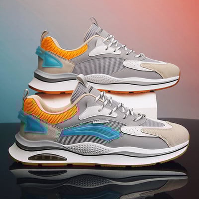 Pánske bežecké topánky Tenis Masculino Pánske sieťované ležérne tenisky so šnurovaním Pánske turistické topánky Zapatillas Hombre Pánska obuv 8866