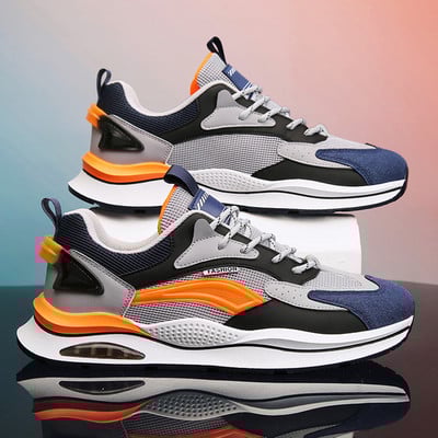 Pánske bežecké topánky Tenis Masculino Pánske sieťované ležérne tenisky so šnurovaním Pánske turistické topánky Zapatillas Hombre Pánska obuv 8866