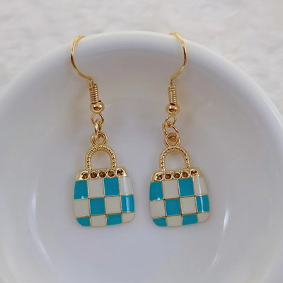 Δημιουργική σχεδίαση τσάντα στυλ φούντα σκουλαρίκια μόδας κοσμήματα ιδιοσυγκρασία τάση μοναδικά δώρο δήλωση σκουλαρίκια γυναίκες