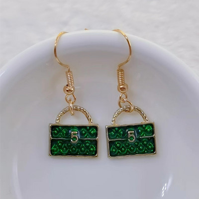 Δημιουργική σχεδίαση τσάντα στυλ φούντα σκουλαρίκια μόδας κοσμήματα ιδιοσυγκρασία τάση μοναδικά δώρο δήλωση σκουλαρίκια γυναίκες