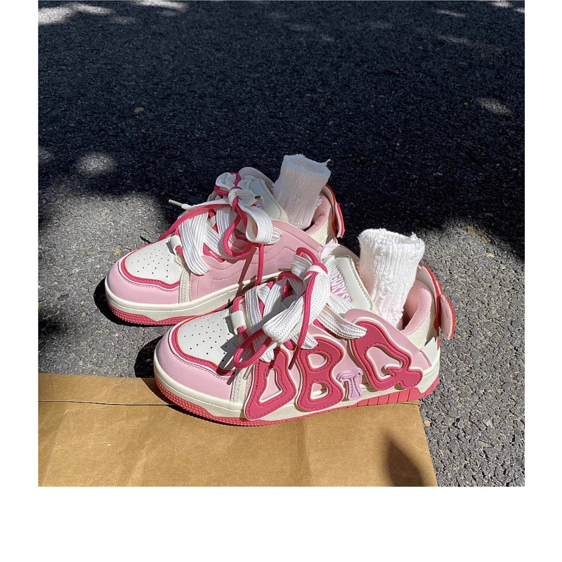 2023 m. Moteriški žemo viršaus raidžių raštai, moteriški sportbačiai plokščia platforma, madingi riedlenčių batai, mišrių spalvų studentai, prašmatnus mujer