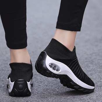 Γυναικεία Αθλητικά Παπούτσια Μόδα Γυναικεία Βουλκανιζέ Παπούτσια Υψηλής ποιότητας Flats Παπούτσια Γυναικεία πλατφόρμα περπατήματος Plus Size Zapatillas Mujer