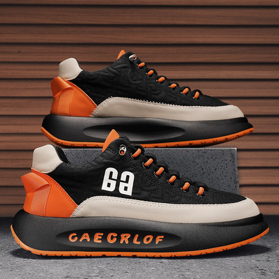 Meeste Vulkaniseeritud tossud Kingad Tennis Sport PU Slip-On Mix Värv Talvine karusnahk Rula Jalutusjalatsid Vabaajajalats meestele