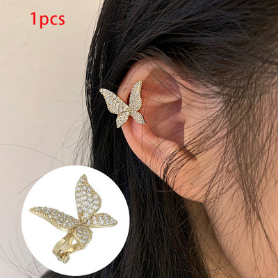 Vintažiniai širdelės auskarai moterims Sidabrinės spalvos Be auskarų Netikras auskaras partijomis 2022 m. madingi papuošalai ausų rankogaliai aretes de muje