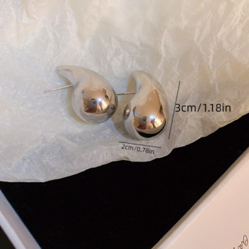 Κορεατικά Creative Fashion Droplet Earrings Μινιμαλιστική ιδιοσυγκρασία Σκουλαρίκια Επετειακό Δώρο Κοσμήματα Αξεσουάρ για πάρτι
