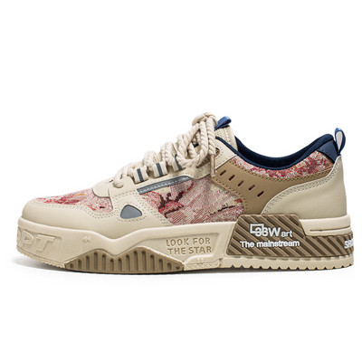 Vyriški riedlenčių batai Drobiniai batai storu dugnu Platforminiai batai Patogūs kvėpuojantys vulkanizuoti batai Laisvalaikio sportbačiai Studentų batai