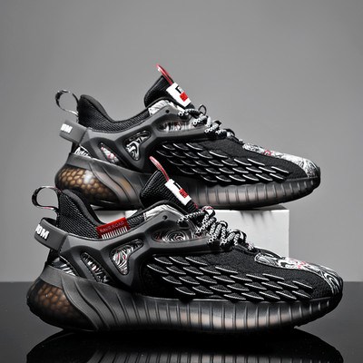 Vyriški batai Sportiniai bateliai Vyriški tenisai Prabangūs batai Vyriški laisvalaikio avalynė Treneris Lenktynės Kvėpuojanti avalynė madingi bateliai bėgimui Vyriški batai