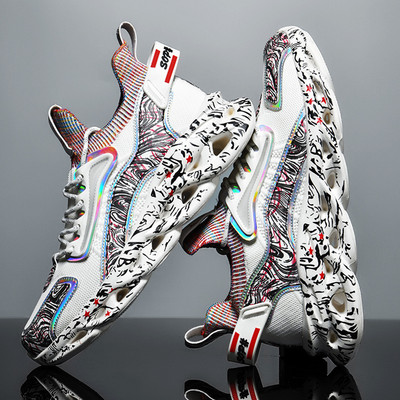 Vyriški batai Sportiniai bateliai Vyriški tenisai Prabangūs batai Vyriški laisvalaikio avalynė Treneris Lenktynės Kvėpuojanti avalynė madingi bateliai bėgimui Vyriški batai