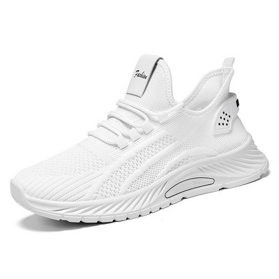 Vyriški laisvalaikio sportiniai batai kvėpuojantys lengvi sportbačiai lauke skraidantys audimo bėgimo bateliai sportiniai bėgimo teniso vaikščiojimo batai