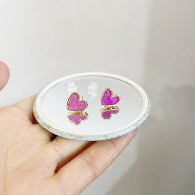 Armsad Korea kõrvarõngad Heart Bling tsirkoonist kiviroosist kullavärvi kõrvarõngad naistele Moeehted 2021 Uus kingitus