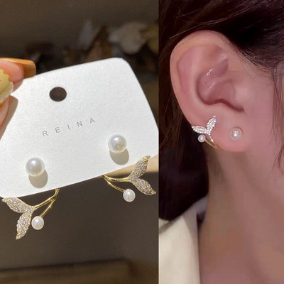 Armsad Korea kõrvarõngad Heart Bling tsirkoonist kiviroosist kullavärvi kõrvarõngad naistele Moeehted 2021 Uus kingitus