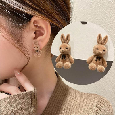 Saldi eleganti kontrasta ziedu pilienu auskari sievietēm auskari rotaslietas auskari vintage franču vienkārši daudzpusīgi ziedi auskari