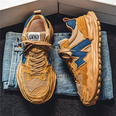 2024. gada pavasaris vīriešu apavi ikdienas sporta apavi vīriešiem, Dissolve, biezi apavi, platforma pastaigu āra sporta apavi Chaussure Homme