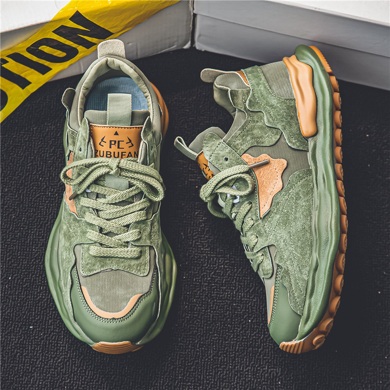 2024. gada pavasaris vīriešu apavi ikdienas sporta apavi vīriešiem, Dissolve, biezi apavi, platforma pastaigu āra sporta apavi Chaussure Homme