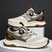 Jauni sporta apavi pastaigu apavi Vīriešu čības ar grozāmu, automātisku sprādzi, elpojošu, ikdienas sieta apavi vīriešiem, ērtas skriešanas kedas